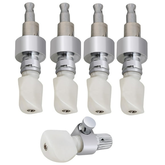 BQLZR 5PCS 5 String Banjo Machine Head Tuning Peg Gear Ratio 4:1