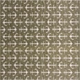 thumbnail image 5 of Unique Loom Outdoor Coastal Collection Area Rug - Ahoy (13' Square Green/Ivory), 5 of 6