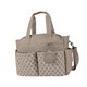 thumbnail image 3 of Bolsa de pañales para bebé, bolsa de maternidad de poliéster con bolsillo para biberón, bolso de mano, impermeable Caqui, 3 of 9