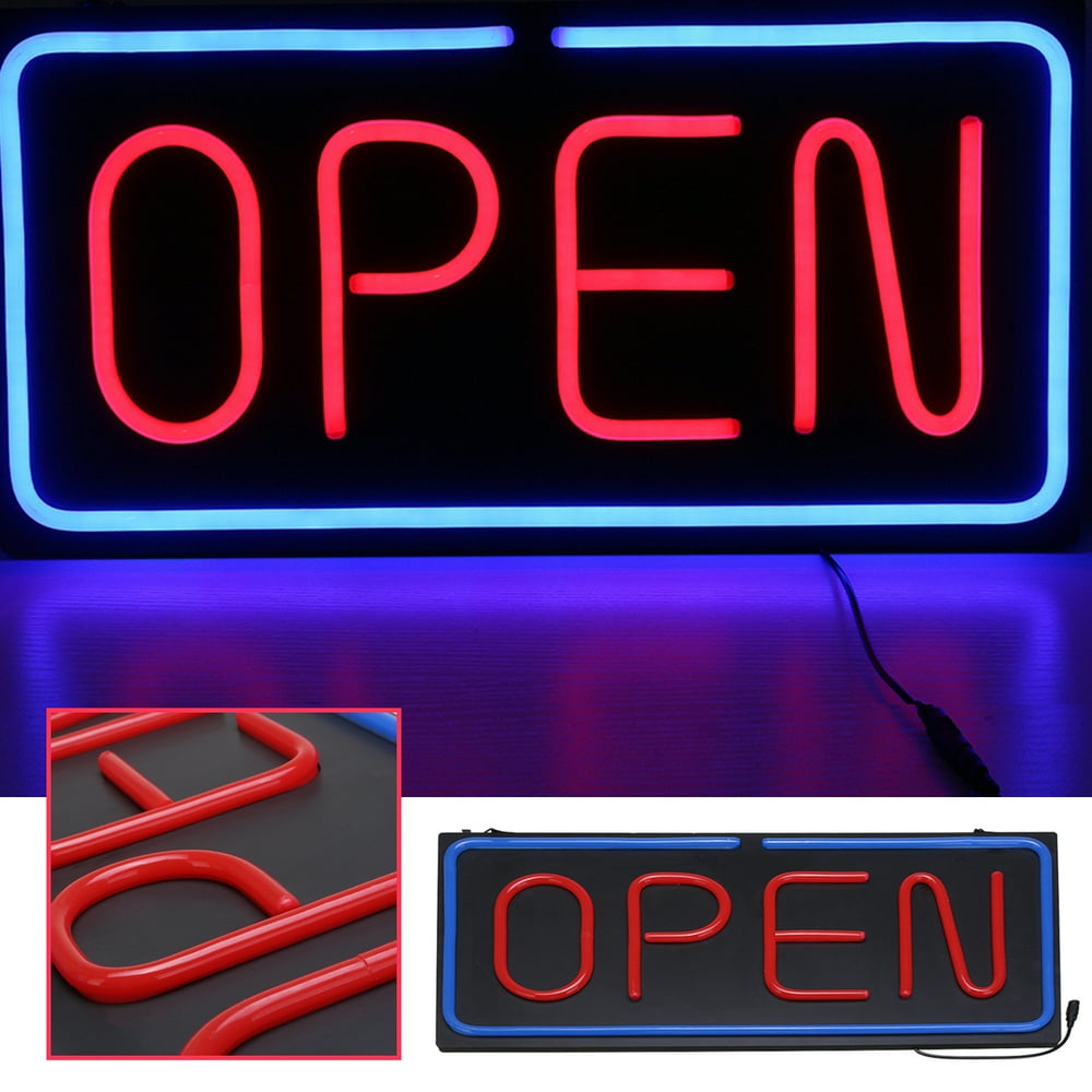 24'' X 12'' Ultra Bright LED Neon Open Sign Get Your Business Seen