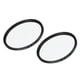 thumbnail image 1 of Filtros de lentes protectores Uxcell de 67 mm con marco delgado y filtros UV multicapa, paquete de 2, 1 of 5