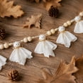 thumbnail image 7 of Halloween Decoration for Home Indoor Outdoor Clearance Under $5.00!Halloween Ghost Bead Garland Decorative Hanging Decoration With Ghost Ornaments Mantel Wall Shelf Decor For Party And Home Display, 7 of 7