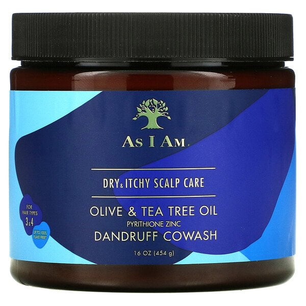 As I Am, Dandruff Cowash, Olive & Tea Tree Oil, 16 oz (454 g)