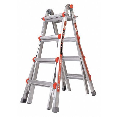 - Multipurpose Ladder,17 ft.,IAA,Aluminum LITTLE GIANT 10402