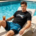 thumbnail image 5 of SELONE Men Running Shorts Lightweight Elastic Waist Short Pants With Liner Drawstring Shorts Soild Outdoor Sportswear, 5 of 8
