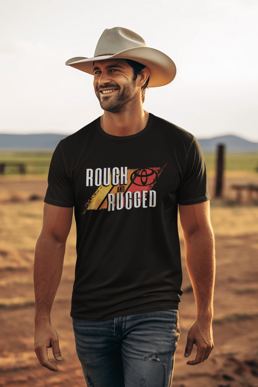 Toyota Men's Rough & Rugged Big and Tall Tee Shirt