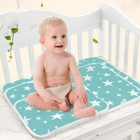 Supersellers Newborn Infant Baby Urine Pad Mat Portable Cotton Foldable Washable Breathable Waterproof Diaper Nappy Changing