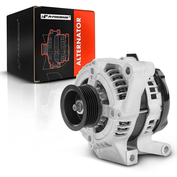 A-Premium Alternator Compatible with Buick Lucerne 2006-2008 V6 3.8L, 12V 140A 6-Groove Pulley Clockwise