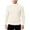 Beige, variant on Men's Popular Fashion Leisure High Neck Slim Fit Keep Warm Pullover Knitting Sweater, Trendy and Cozy for Winter,Beige L