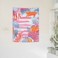 thumbnail image 2 of Creowell Coral Tapestry Wall Hanging for Bedroom Living Room Decor 30x40in, 2 of 5
