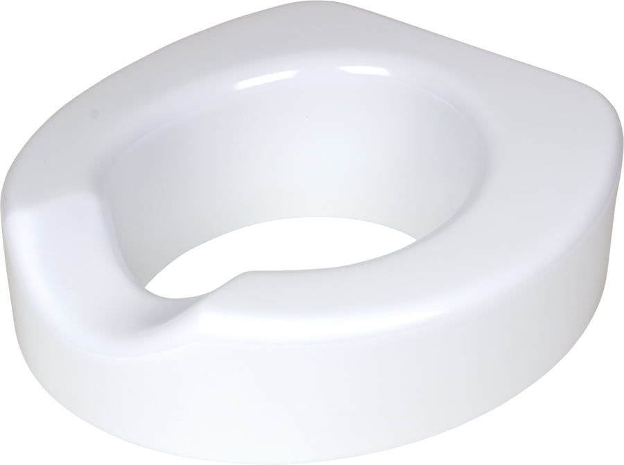 Carex Raised Toilet Seat with Patented QuickLock, Adds 4 Inches to