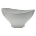 thumbnail image 3 of HUBERT® Serving Bowl White Oval 123 oz Curved Melamine - 11 1/2" L x 10 3/8" W x 6 1/2" H, 3 of 3