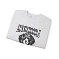 thumbnail image 3 of Adult Women Aussiedoodle Mama Crewneck Sweatshirt Miniature Aussiedoo Shirt, 3 of 4