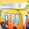 thumbnail image 5 of Pop Up Play Tent for Kids - Foldable Indoor & Outdoor Playhouse Vehicle Toys for Toddlers, Boys and Girls (School Bus), 5 of 10