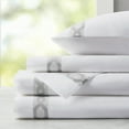 thumbnail image 4 of Croscill Signature Hem 300TC Cotton Sheet Set in Grey King, 4 of 6