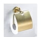thumbnail image 3 of Soporte de papel higiénico de Oro pulido, soporte redondo de acero inoxidable con cubierta para accesorios de baño, 3 of 4