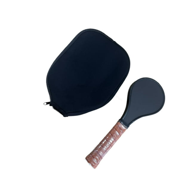 ZLight Pickleball Sweet Spot Paddle Portable Housse Givrée Paddle avec Surface de Raquette Brune Pickleball Brun avec Housse de Paddle 35x12.7x2cm