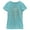 Tahiti Blue, variant on Girl's Peter Pan Halloween Tinkerbell Line Art Graphic Tee