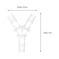 thumbnail image 4 of Shisuyan Pipe Connector White Plastic 10Pcs 2x2.8In, 4 of 8
