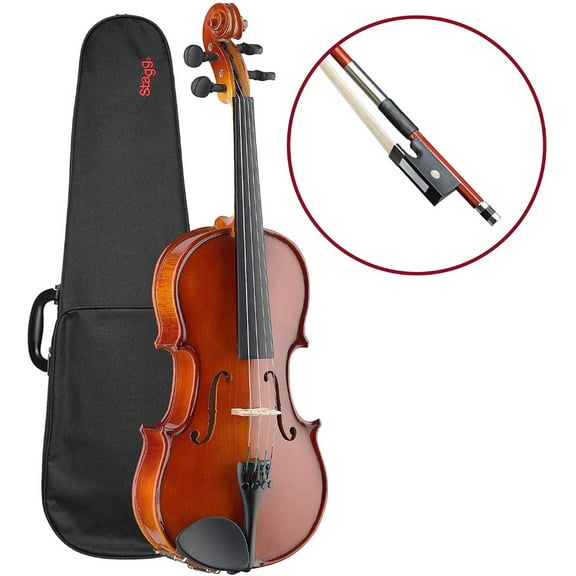 Stagg Model VN-1/8 - 1/8 Size Solid Maple Violin with case, bow and accessories