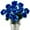 Gradient Blue, variant on Morttic 12Pcs Roses Artificial Flowers Realistic Single Stem Flowers Silk Rose Bouquet for Wedding Party Office Home Decor (Red)