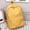 Yellow, variant on Large Capacity Solid Color Backpack For Outdoor And School Use, Lightweight Comfortable Backpack With Padded Straps For Commuting Travel And Daily Activities