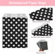thumbnail image 3 of Uxcell 100Pcs Bolsas de Papel Kraft, 7" x 5" Bolsas de Caramelo a Prueba de Grasa, Bolsas Planas de Favor, Bolsas Pequeñas para Regalos, negras con puntos, 3 of 6