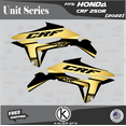 thumbnail image 2 of Kalair GFX Graphics Kit for Honda CRF250R (2022-2023) Unit Series, 2 of 5