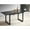 Black, variant on Holaki Square Extendable Dining Table with Metal Leg,Modern Space Saving Kitchen Table for Living Room(70.86" L x 31.5" W x 29.53" H)