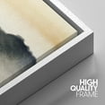 thumbnail image 4 of IDEA4WALL Framed Canvas Print Wall Art Set Pastel Rising Sun Misty Ocean Mountain Nature Wilderness Modern Art Decorative Landscape Rustic for Living Room, Bedroom, Office - 16"x24"x3 White, 4 of 5