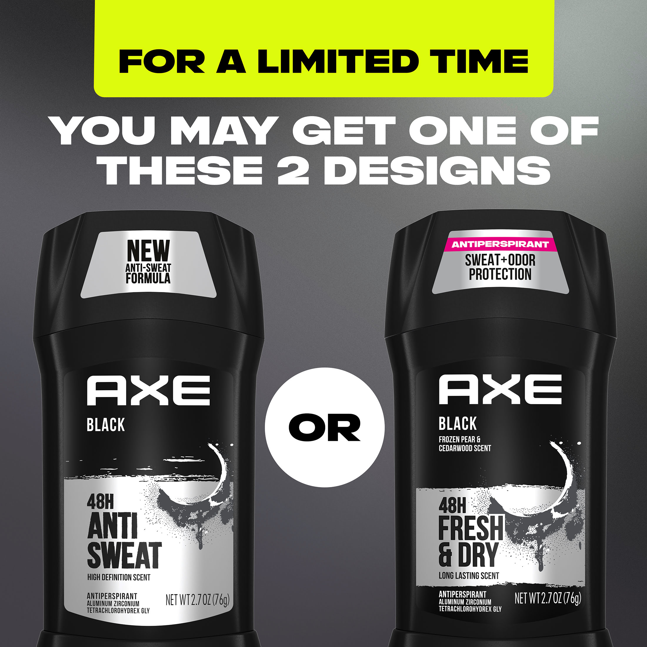 Axe Black Long Lasting Men's Antiperspirant Deodorant Stick, Frozen Pear and Cedarwood, 2.7 oz - image 3 of 8