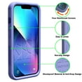 thumbnail image 5 of NIFFPD iPhone 14 Plus Case with Screen Protector + Camera Lens Protector, Heavy Duty Hard Shockproof Phone Case for iPhone 14 Plus 6.7" Light Purple, 5 of 6