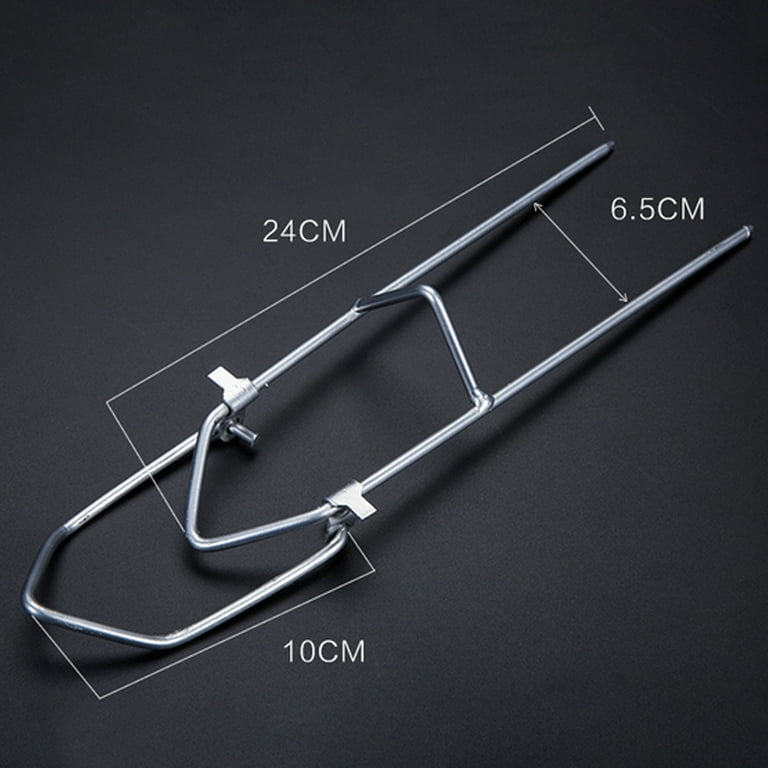 Cheers.US Stainless Steel Fishing Rod Stand for Bank Fishing Adjustable  Thicken Outdoor Fishing Rod Rest Holder Support Ground Stand 