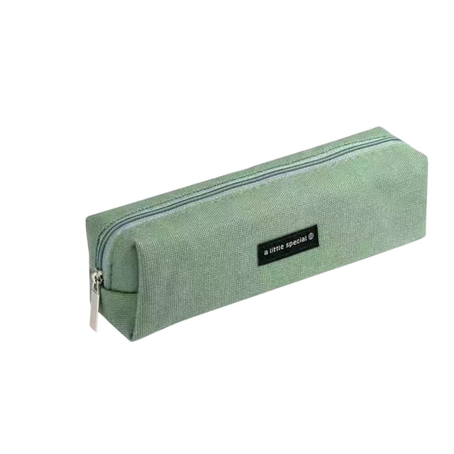 Xihbxyly Estuche de Lona, Diseño Compacto y Delgado, Gran Capacidad, Ligero y Portátil, Organizador de Papelería, Accesorio Versátil, Ideal para Estudiantes y Profesionales, 19 X 4,6 X 0,4 Cm.