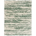 thumbnail image 2 of SAFAVIEH Hudson Jack Abstract Shag Area Rug, Ivory/Green, 8' x 10', 2 of 11