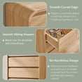 thumbnail image 6 of MIHOVER Modern 5 Drawer Vertical Dresser - 45'' Wood Storage Cabinet with Assembly, Chest of Drawers for Bedroom & Living Room, 6 of 7