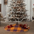 thumbnail image 6 of Kll Fall Buffalo Plaid Christmas Tree Skirt 30",Party Decorations Farmhouse For Christmas Decorations Holiday Party, 6 of 8