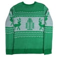 thumbnail image 3 of Chandail de Noël pour Femmes, Tricoté à la Main, Mode, Col Rond, Imprimé, Cardigan Chaud, Décontracté, Mi-Long, 3 of 7