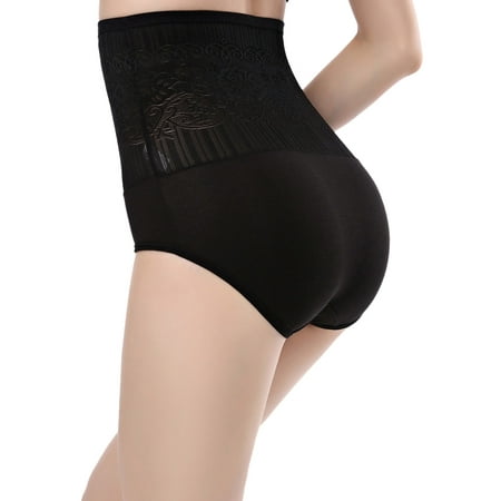 

2PC Womens High Waist Shapewear Panties Tummy Control Lifter Body Shaper Panty Ladies Slim Waist Trainer Pants Size L