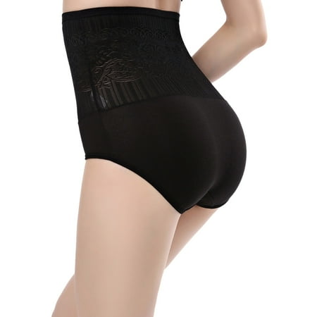Bpxiofoy Shapewear Tummy Control Bodysuits for Women 2Pc Shapewear Butt Lifter Body Shaper Panty Slim Waist Trainer Pants Tummy Control Underwear Thong Shapewear Tummy Control Black Xl