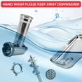 thumbnail image 5 of Wiselet Metal Food Grinder Attachment for KitchenAid Stand Mixer with 4 Grinding Plates, 3 Grinding Blades 2 Sausage Stuffer Tubs…, 5 of 5