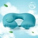 thumbnail image 2 of Almohada inflable para el cuello, almohada en forma de U, almohada de viaje inflable automática, almohada inflable de TPU, 2 of 4