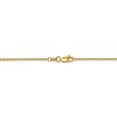 thumbnail image 3 of 14k 1.45mm Solid D/C Cable Chain in 14k Yellow Gold, 3 of 3
