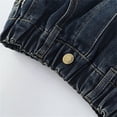 thumbnail image 6 of Afdoent Girls Jeans Casual Denim Pants Straight Leg Wide Trousers Loose Fit Style Autumn Children Long Pants Trendy Fashion Trousers 9-10 Years, 6 of 9