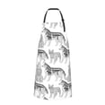 thumbnail image 2 of Picia German Shepherd Dog Waterproof Apron for Unisex Adult - Adjustable Bib Apron with Pockets, Ideal for Cooking, Gardening, Painting, and Household Chores, 2 of 9