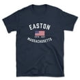 thumbnail image 1 of Easton Massachusetts Patriot Men's Cotton T-Shirt, 1 of 1