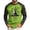 Green, variant on Halloween Long Sleeve Tshirts Mens Funny Spooky Ghost Witch Pumpkin Printed Moisture Wicking Lightweight Athletic Workout Tops for Holiday Streetwear