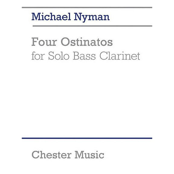 4 Ostinatos for Solo Bass Clarinet (Paperback)