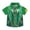 Tops-551Green, variant on LEKWK Boys St. Patrick's Day Shirt Faux Tuxedo Tassel Graphic Short Sleeve Button Down Top Novelty Irish Costume