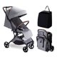 thumbnail image 1 of Arnés ligero Stroller MAMAZING Ultra Air de 5 puntos, gris, 1 of 7